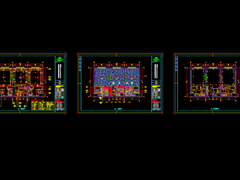  酒店豪华套房cad平面图 