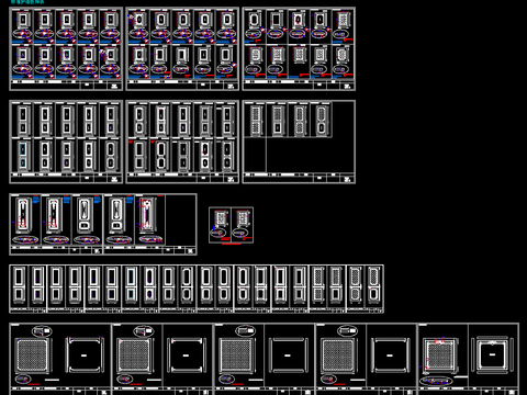  整木定制护墙板工艺标准模块图库 