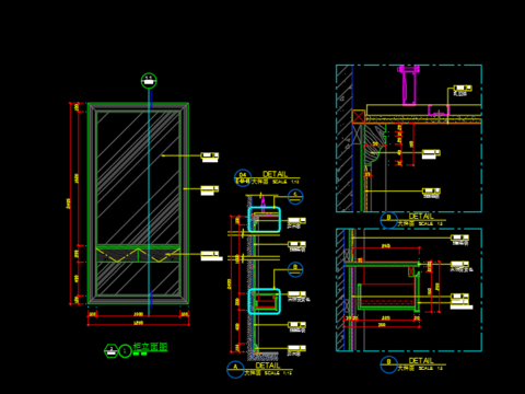  柜子大样CAD详图 