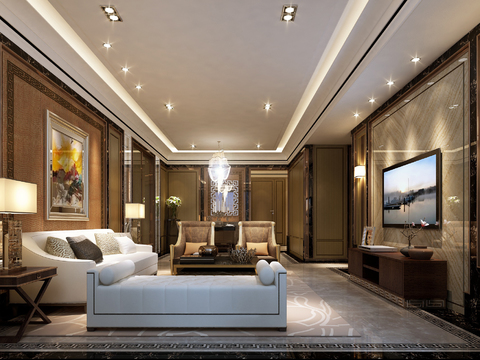  小区样板房室内CAD平面图 