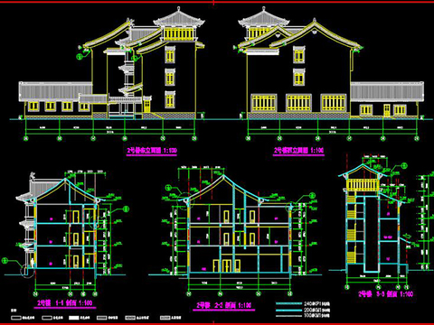  古建筑CAD施工图 