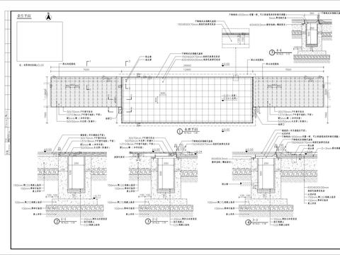  镜面水细部CAD施工图 