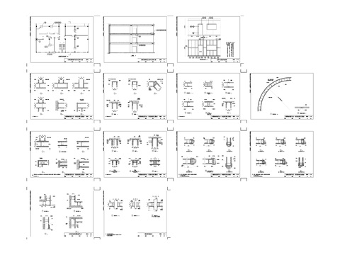  轻钢龙骨纸面石膏板cad大样图 