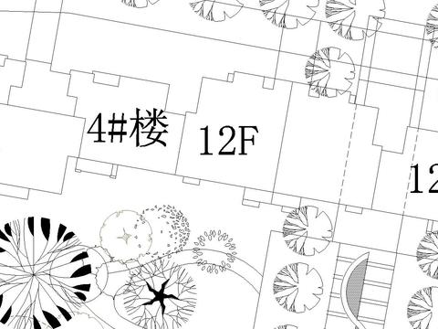  小区总图cad图库 