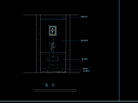  样板房装修cad施工图 