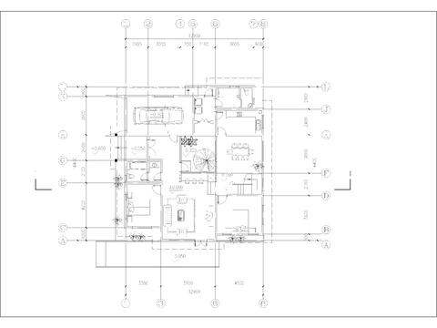  農(nóng)村自建房，農(nóng)村自建別墅cad施工圖 