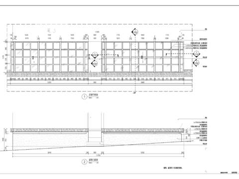  屋頂改造建筑cad施工圖 