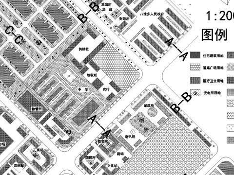  环县八珠乡CAD规划图 