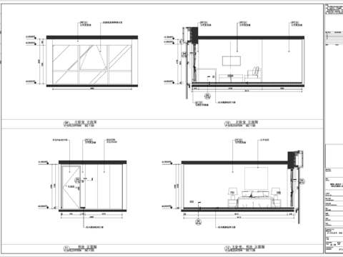  F户型89㎡现代简约公寓CAD施工图 