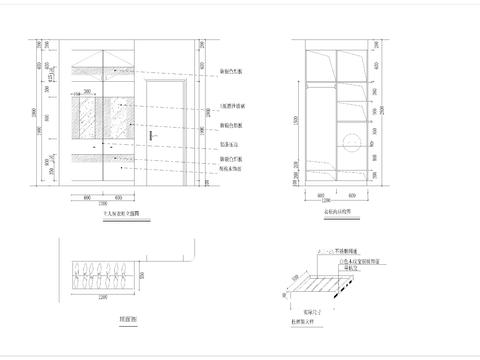  39款-室内衣柜装饰立面图例图块CAD图库 