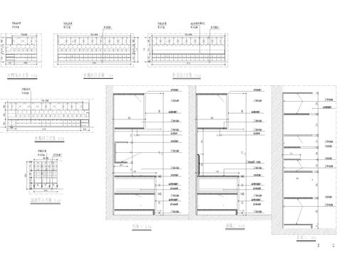  幼儿园衣帽间cad大样图 