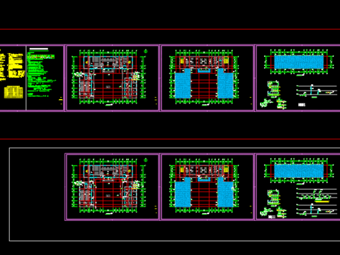  党群服务中心工程给排水CAD施工图 