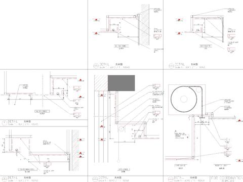  餐厅天地节点大样 