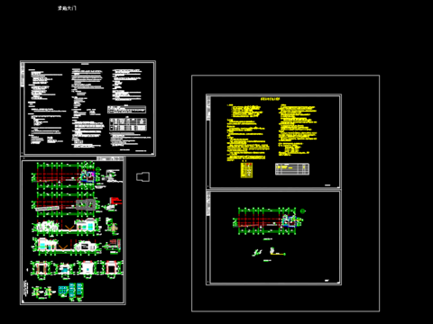  梁庙大门给排水系统设计施工图 