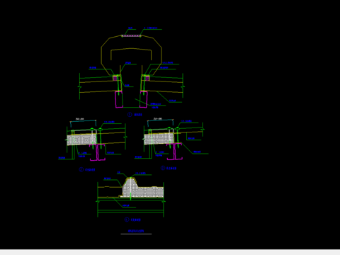 通风屋脊采光屋脊节点图 