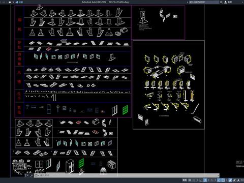  橱柜电器三维CAD图库 