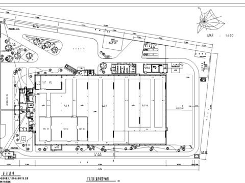  厂区门禁监控布置平面图 