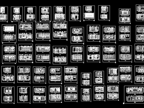  120个装饰柜CAD施工图 