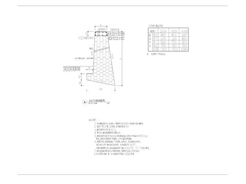  擋土墻結(jié)構(gòu)圖 施工圖 