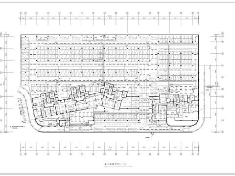  地下汽车库电气cad施工图 