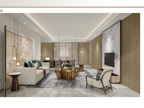  166M²洋房样板间cad效果图 