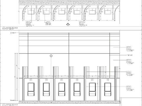  男卫生间小便斗大样图 