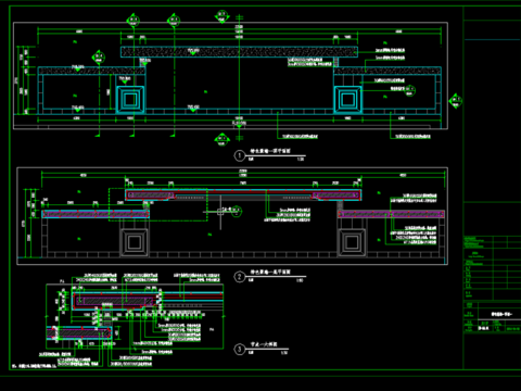 特色景墙节点大样 