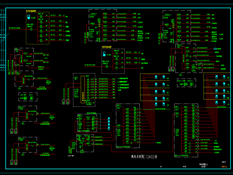  住宅楼电气CAD施工图 