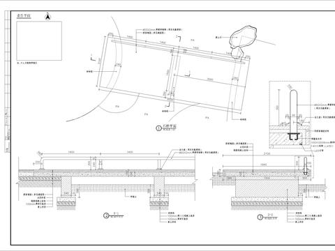  平坡景桥CAD施工图 