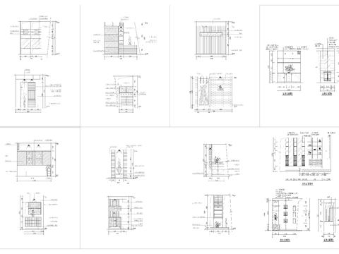  87种玄关CAD设计图集cad图库 