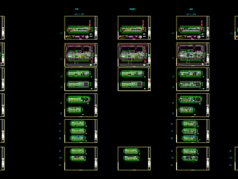 办公楼强电CAD施工图 