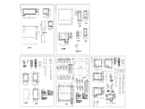  污水調(diào)節(jié)池建筑CAD施工圖 