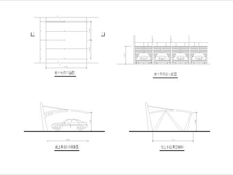  地上车位节点大样 