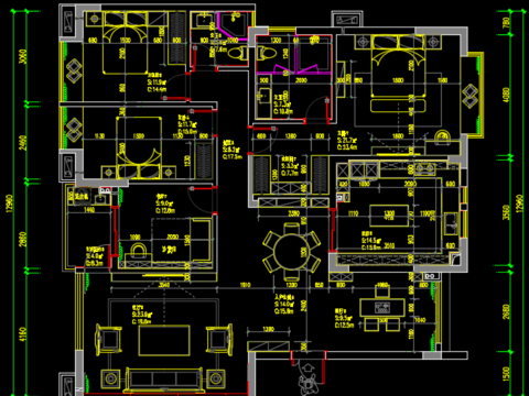  丽江花园cad平面图 