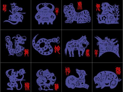  十二生肖民俗精粹CAD图库 