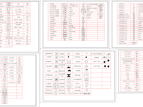  电气cad图例 