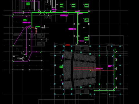  某中学电器智能化cad施工图 