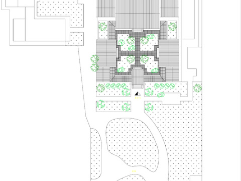  12.四合院建筑設(shè)計CAD施工圖 