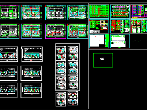  高层公寓电气全套CAD施工图 