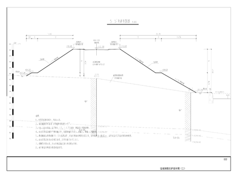  新城靛水片區(qū)道路工程-濱河北路cad施工圖 