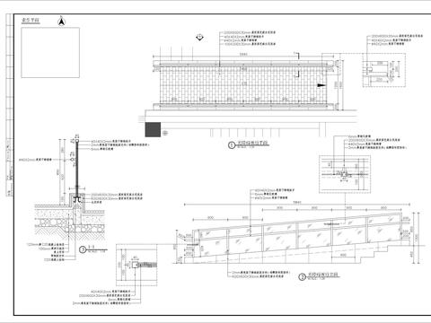  无障碍坡道CAD施工图 