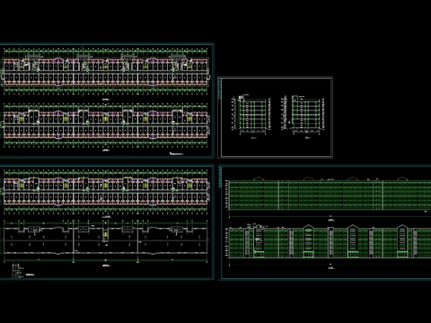  学生宿舍cad施工图 