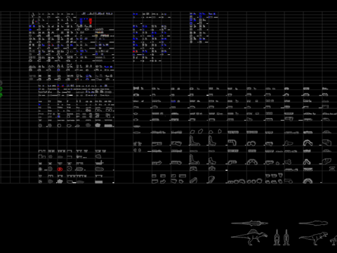  家具模块CAD图库 