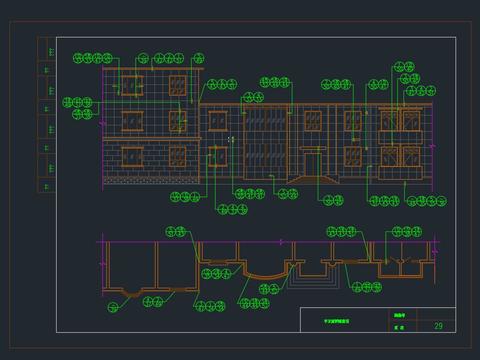  铝塑保温板cad图库 