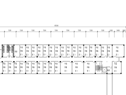  材料学院建筑CAD施工图 