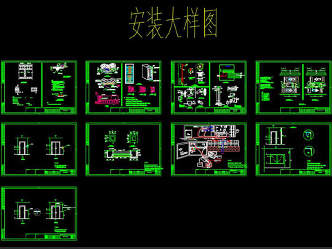 弱电各种系统节点大样 