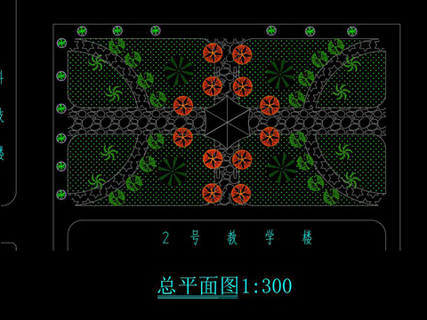  公園景觀cad圖紙 