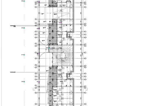  商業(yè)建筑CAD施工圖 
