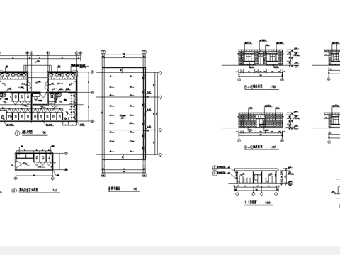  卫生间cad施工图 