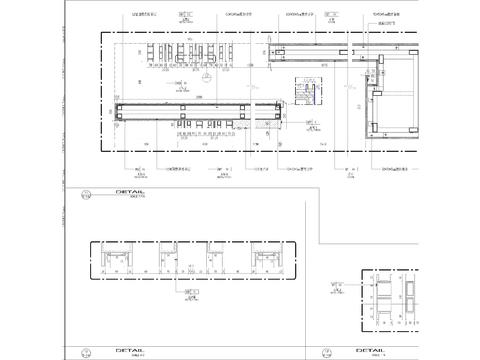  大堂吧空间墙身cad大样图 